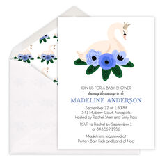 Swan Invitations