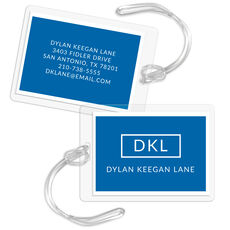 Bold Frame Luggage Tags