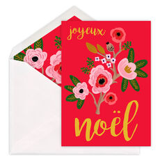 Joyeux Noel Folded Holiday Cards