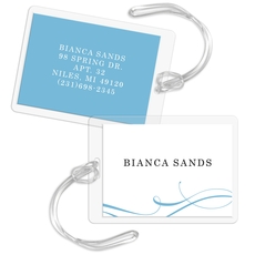 Elegant Flourish Luggage Tags