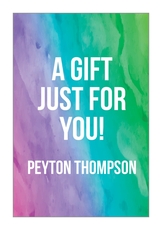 Rainbow Watercolor Vertical Gift Stickers