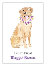 Yellow Lab Gift Stickers