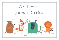 Animals on Parade Gift Stickers