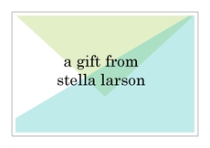 Chic Abstract Gift Stickers