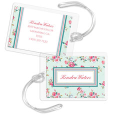 Delicate Roses Luggage Tags