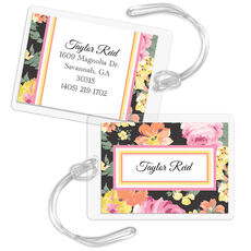 Elegant Spring Garden Luggage Tags
