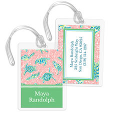 Sea Turtle Luggage Tags