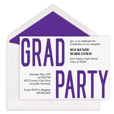 Grad Party Invitations