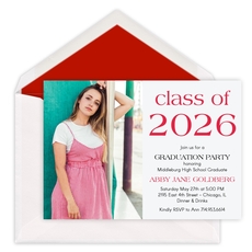 Stems Photo Graduation Invitations