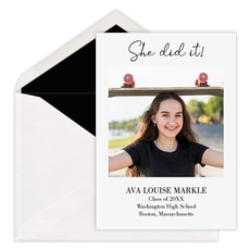They Did It Multi Photo Graduation Invitations