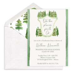 Oh The Places You'll Go Invitations