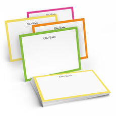 The Malibu Border Flat Note Cards Collection