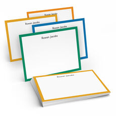 The New England Border Flat Note Cards Collection