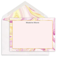 Dreamy Marble Flat Note Card