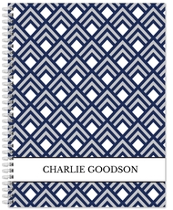 Geometric Pattern Spiral Notebook