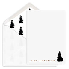 Pine Tree Petite Flat Note Cards