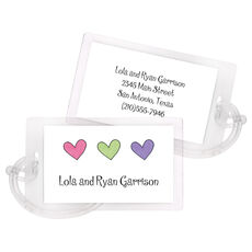 Hearts are Wild  Luggage Tags