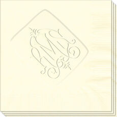 Whitlock Embossed Beverage Napkins