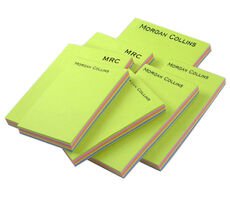 Carnival Notepad Set in Block Font with White Holder