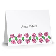 Rose Garden Folded Note Cards