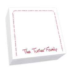 Family Arch Square Sheets - REFILL ONLY