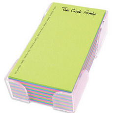 Carnival Family Pride List in Anthony Font with Acrylic Holder