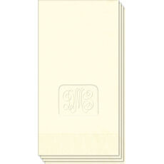 Monogram Embossed Guest Towels