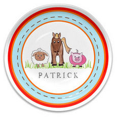 Down On The Farm Children's Plate