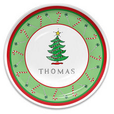 Christmas Tree Children's Plate