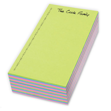 Carnival Family Pride List Sheets in Anthony Font - REFILL ONLY