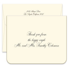 LaTour Gold Edged Folded Sympathy Cards - Raised Ink