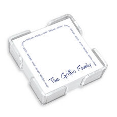 Family Arch Petite Square with Acrylic Holder