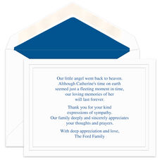 Sympathy Cards Personalized The Stationery Studio Ford Sympathy Cards