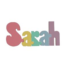 Personalized Self-Standing Chunky Name Puzzle
