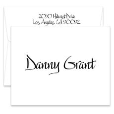 Riviera Folded Note Cards - Raised Ink