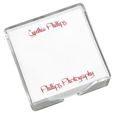 Jolly Memo Square with Acrylic Holder