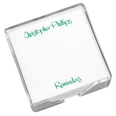 Jolly Memo Square with Acrylic Holder