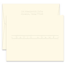 Personalized Minimalist Stationery for Women and Men, Elegant Note