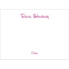 Triple Thick Studio Anthony Flat Note Cards - Raised Ink