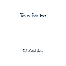 Triple Thick Studio Anthony Flat Note Cards - Raised Ink