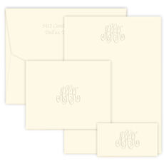 Traditional Monogram Wardrobe - Embossed