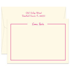 Triple Thick Glory Flat Note Cards - Raised Ink