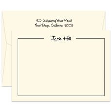 Triple Thick Glory Flat Note Cards - Raised Ink