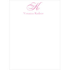 Triple Thick Watermark Flat Note Cards - Raised Ink