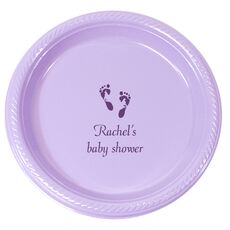 Personalized Baby Twinkle Toes Plastic Plates