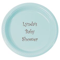 Personalized Plastic Plates for Celebrations