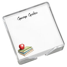 Apple Memo Square with Acrylic Holder