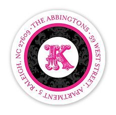 Damask Posh Address Labels