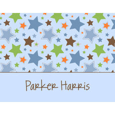 Stars Galore Folded Note Cards