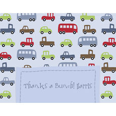 Cars Folded Note Cards